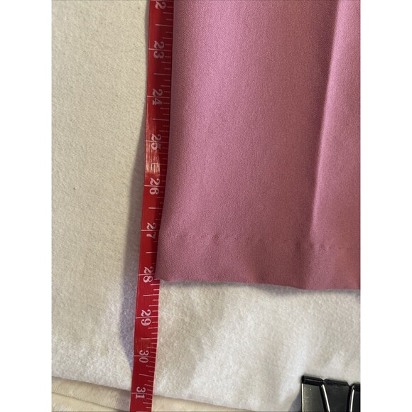 Bon Worth Women's Pull On Casual Pants Slacks Size Medium Pink/Mauve - Picture 5 of 5